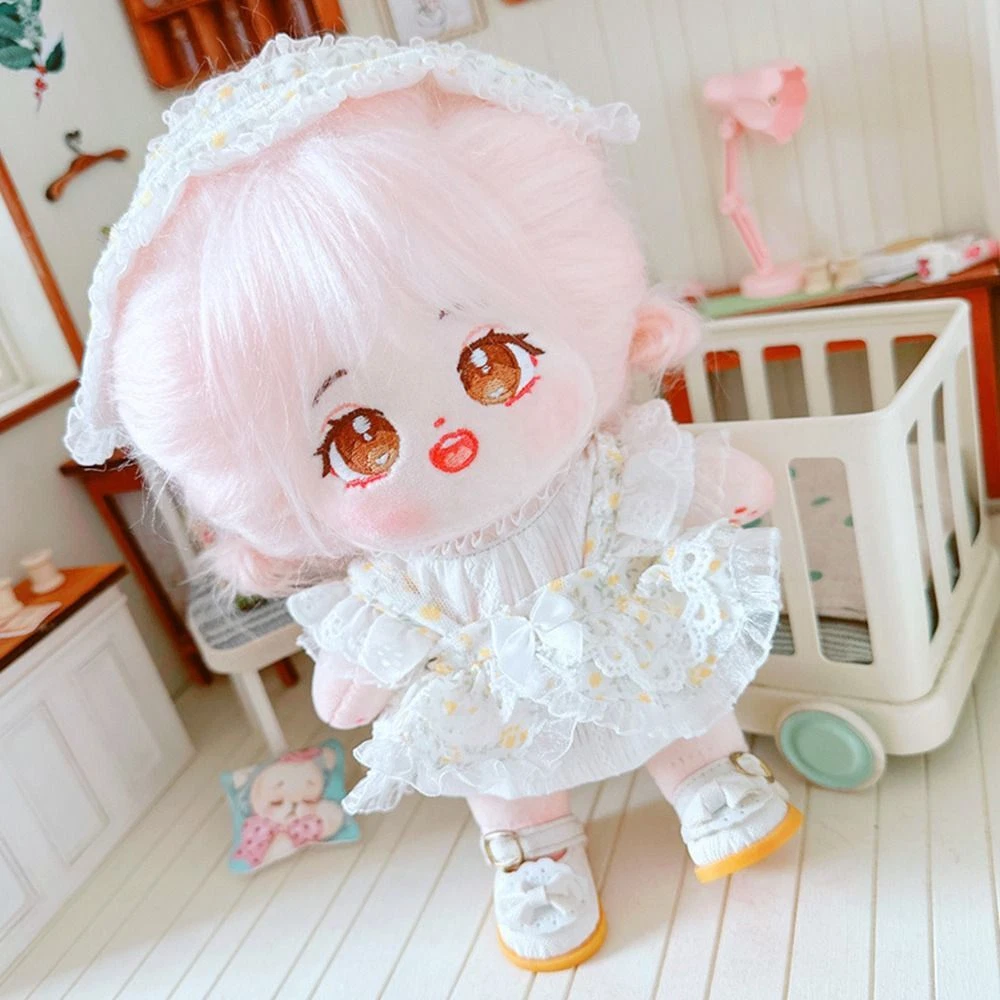 VETEMENTS Peluche bambola copricapo moda bambola vestiti 20 cm accessori bambola fascia carina