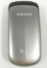 Samsung SGH-A107 - Silver and Black  AT T  Cellular Flip Phone