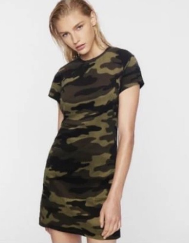 camouflage tshirt dress