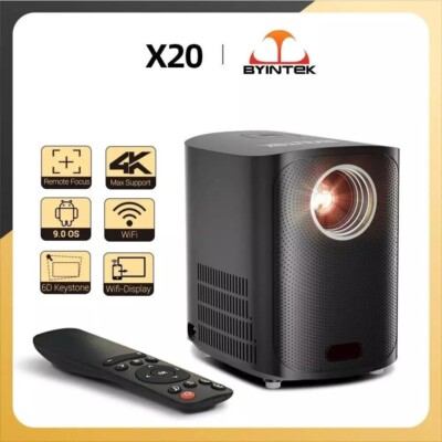 Mini LED Projector Smart Android Wifi Home Theater Video Full HD 4k Cinema