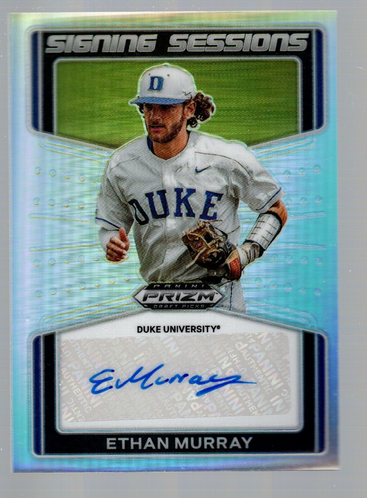 2022 Panini Prizm Draft Picks Signing Sessions #SS-MU Ethan Murray