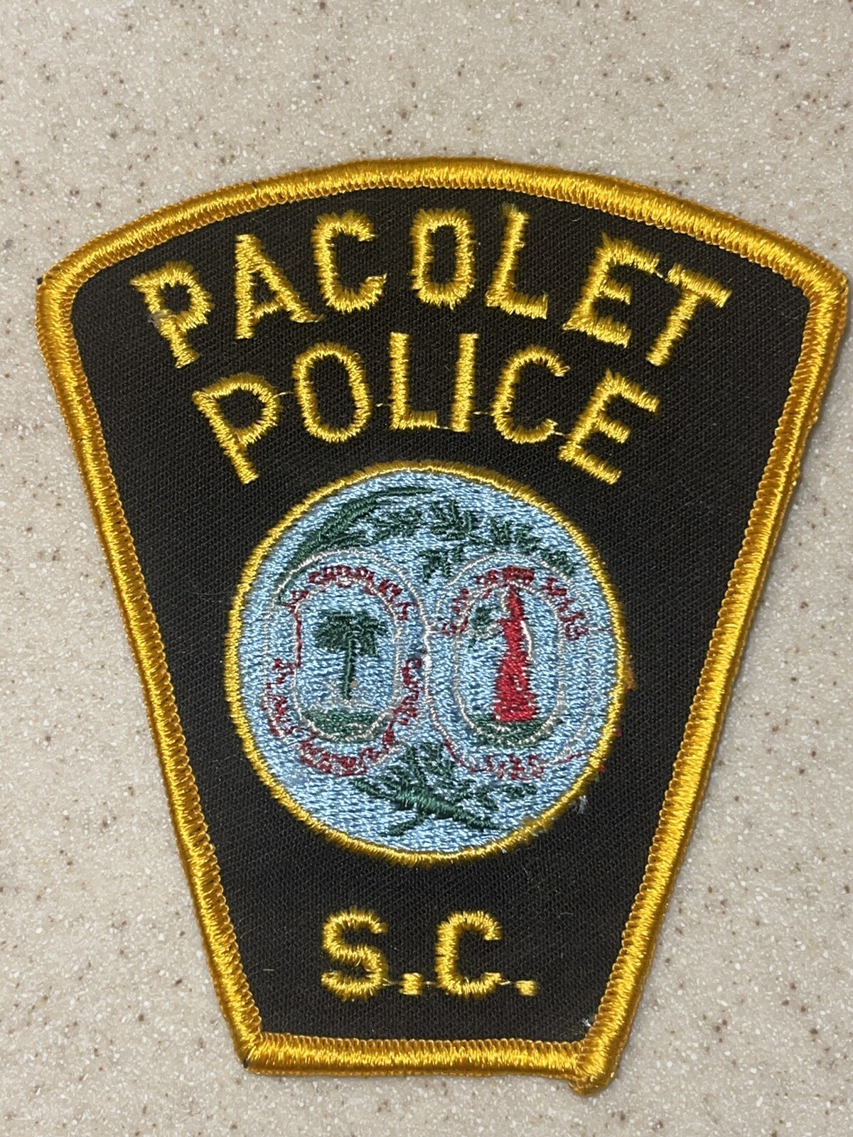 Vintage South Carolina Pacolet Police Patch eBay