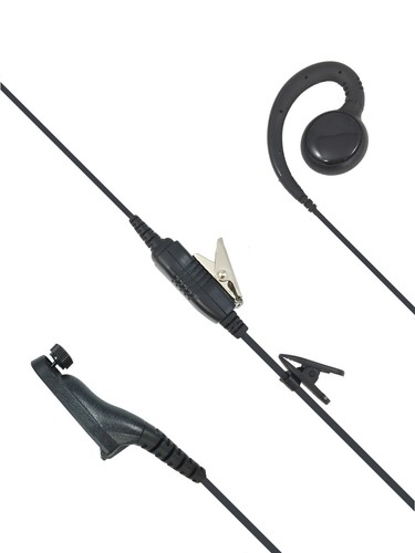 Obrotowa słuchawka mikrofonu PTT w kształcie litery C do radia Motorola XPR7550, XPR7580e, APX6000 - Zdjęcie 9 z 14