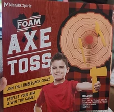 AXE THROWING GAME FOAM AXE KIDS OF ALL AGES Sports New Factory Sealed