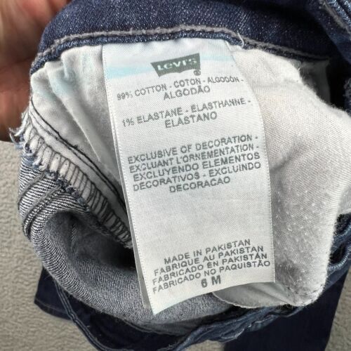 Levi's Classic Mid Rise Skinny Denim Jeans blau Damengröße 6M Stretch - Bild 11 von 13
