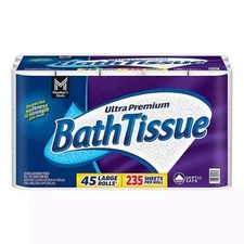 Member's Mark Ultra Premium 2-Ply Toilet Paper 45 Or 90 rolls, 235 sheets/roll