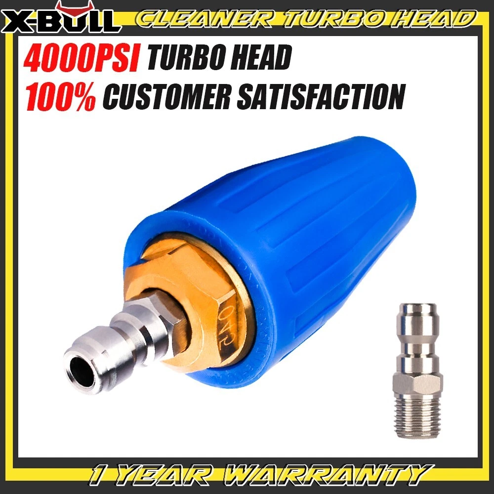GPM Turbo Rotary Rotating Nozzle For Pressure Washer 1/4, 53 OFF