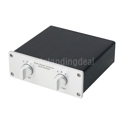 RCA-0303HG High-End Audio Switcher Audio Selector Supports 3 Input 3 Output os67