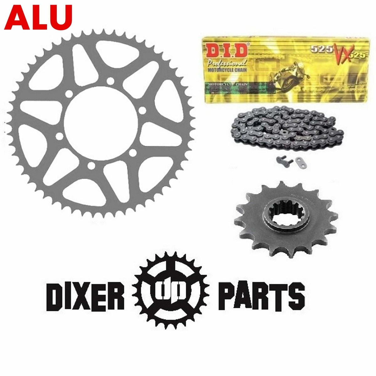 Sprockets Chain Drive Kit 15t +50t +DID Suzuki GSX-R 600 750 (2006