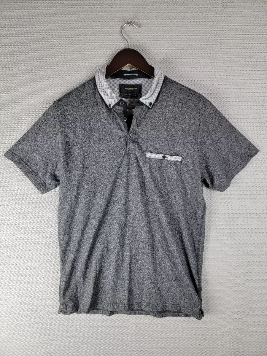 Denim and flower top ricky singh polo