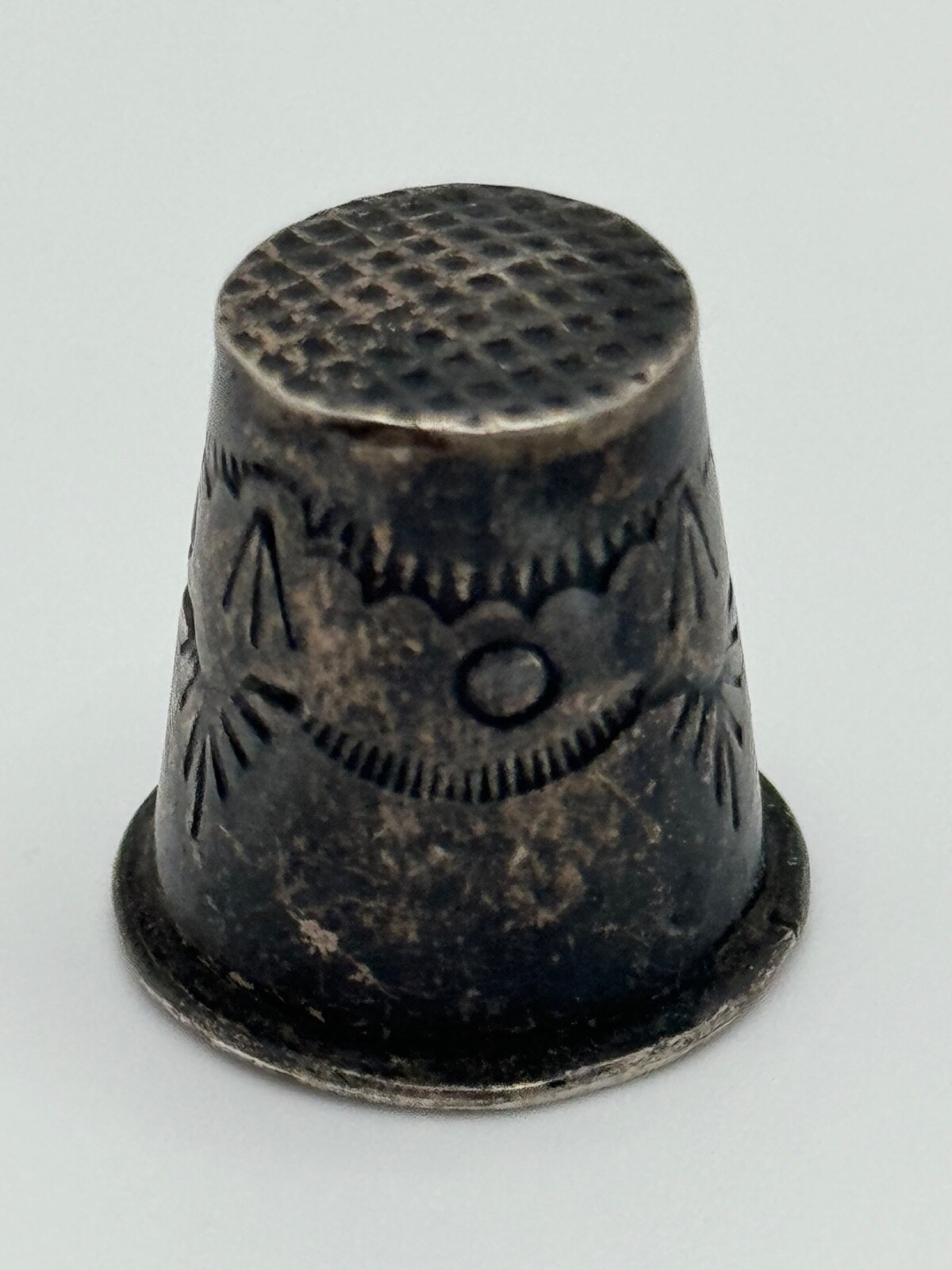 Vintage Native American Sterling Silver Thimble eBay