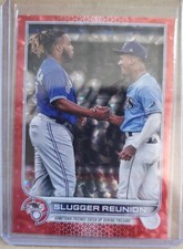 2022 Topps Series 1 Slugger Reunion red ice /199 Wander Franco Vladimir Guerrero