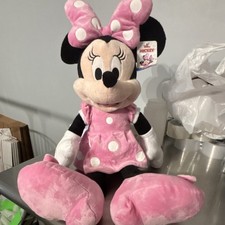 Disney Minnie Mouse Large Pink Plush Stuffed Toy 24-36 in Mickey Mouse Friends