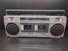 Sanyo M-W1 AM/ FM Dual Band Stereo Cassette Radio Boombox Works VINTAGE 1980's