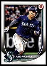 Julio Rodriguez 2025 Bowman #79 Mariners MLB READ FREE SHIPPING AutographDen