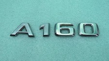 MERCEDES W169 A160 - Embleme "A160" Heckklappe Logo BADGE Chrom EMBLEM ##E