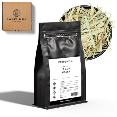 AWAFI MILL Lemongrass Leaves for Infused Tea - Refreshing Citrusy Aroma