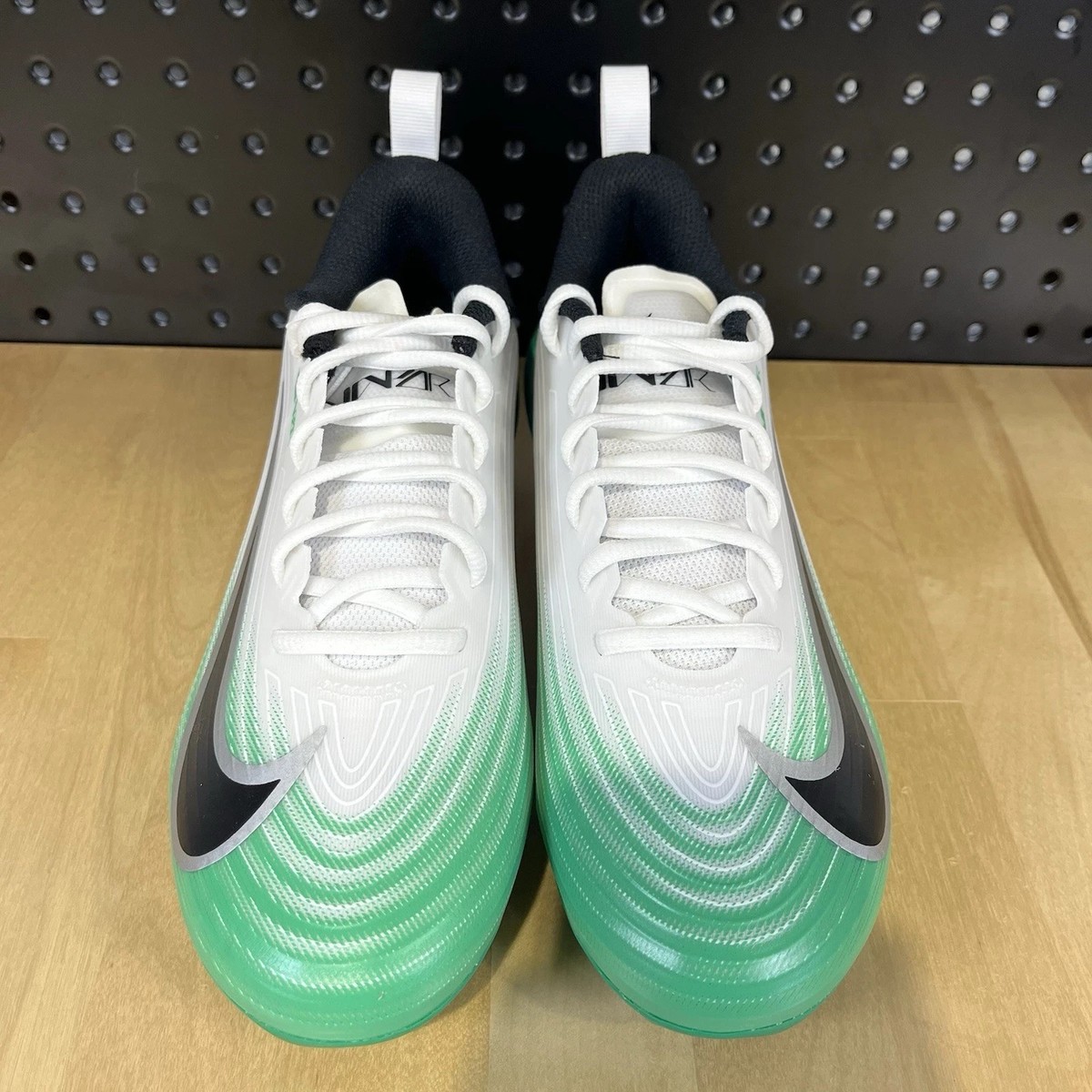 Nike Vapor Speed 3 White/Stadium Green Football Cleats HM8849-100