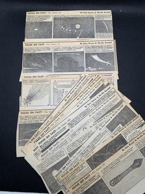 Vintage Comet Kohoutek 1970s Newspaper Comic Clipping Focus on Fact Gary Keane