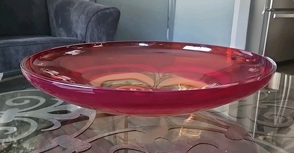 💥Georgous Evolution by Waterford Large Glass Designer  Bowl