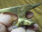 MUELLER BRASS CO. ANVIL PAPERWEIGHT, FROM PORT HURON, MICHIGAN — photo 2