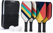 EastPoint Fiberglass Pickleball Paddle Set 4-Player