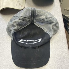 Chevrolet Mesh Trucker Hat Black Gray Licensed GM by Infinity Headwear