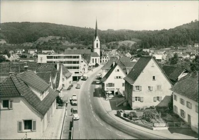 Postcard Ludwigshafen on Lake Constance Main Street (9950)