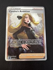 Pokémon TCG Cynthia's Ambition Trainer Rare Holo Card 169/172 Brilliant Stars on eBay