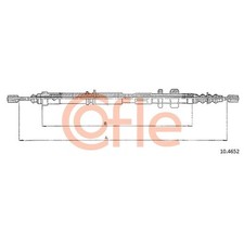 1x ORIGINAL® Cofle Seilzug, Feststellbremse Links für Citroën XANTIA XANTIA