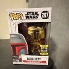 Funko Pop! Vinyl: Star Wars - Boba Fett #297 Galactic Convention Gold Chrome