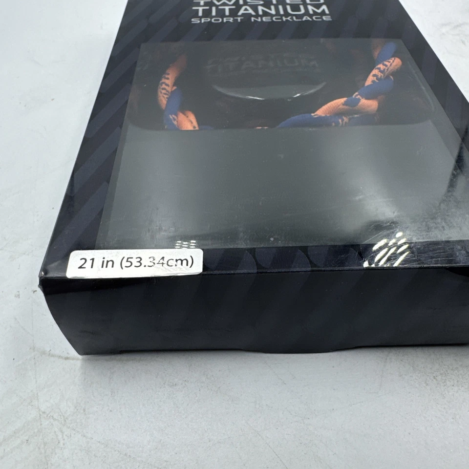 Sport Necklace illinois Twisted Titanium 21" Eagles Wings - Image 2 of 4