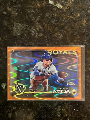 2024 Topps Chrome Bobby Witt Jr. #120 Orange Raywave Refractor /25 Royals
