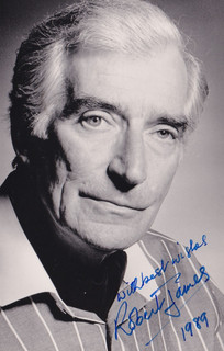 ROBERT JAMES HAND SIGNED PHOTO DR WHO BLAKE 7