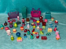 Lot 50 Shopkins Figures Baskets Food Shoes A