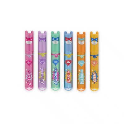 LEGAMI 6 Mini-Textmarker Metallic - ''Teddy's Superpower''
