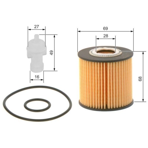ÖLfilter Bosch F026407098 FüR Subaru Toyota Lotus Lexus-image