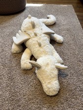 Jellycat HUGE Snow Dragon - Like New Without Tags - Authentic
