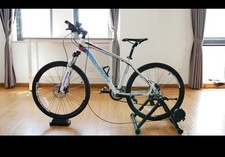 Bike Trainer Stand Steel Bicycle Exercise Magnetic Stand Front Wheel Riser Block