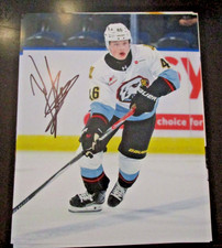 FINN SPEHAR SIGNED 8X10 MATTE PHOTO PORTLAND WINTERHAWKS 2027 NHL DRAFT (A)