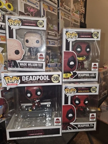 Funko Pop! Vinyl Full Set Of April Pools Day Deadpool Pops