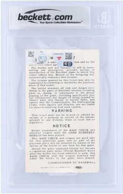 Jim Palmer Orioles Signed 10/15/70 World Series Game 5 Stub BAS 10
