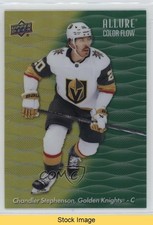 2023-24 Upper Deck Allure Color Flow Yellow Green Chandler Stephenson READ f6d