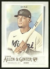2020 Topps Allen & Ginter #222 Isan Diaz