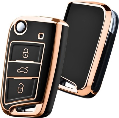 Car Key Case VW, VW Golf 7 Key Case, Key Box Cover for VW Polo, Skoda, Tiguan...