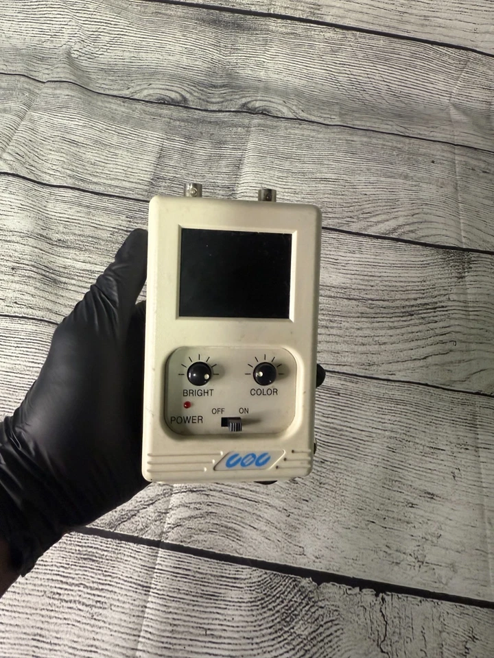 Vintage Ganz Model #PSM-02 Metal Body Color Portable Beige Service Monitor - Image 2 of 4