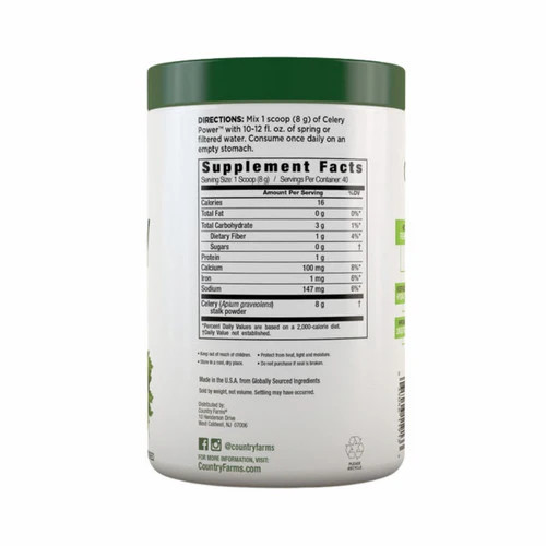 Super Celery Powder Unflavored 11.3 Oz