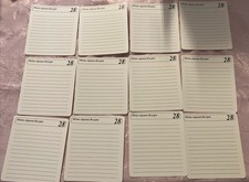 12 x Meister Verlag   Meisterkoch Rezeptkarten Meine eigenen Rezepte