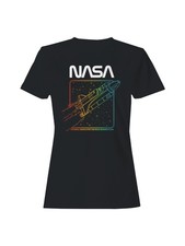 Officially Licensed Nasa Retro Space Shuttle Design Women's T-shirt