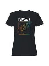 Officially Licensed Nasa Retro Space Shuttle Design Women's T-shirt